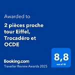 2 Pieces Proche Tour Eiffel, Trocadero Et Ocde
